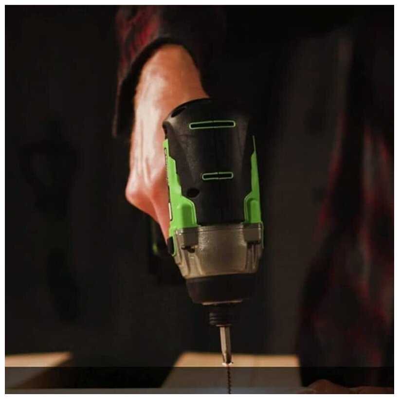 Аккумуляторная дрель-шуруповерт Greenworks GD24ID3 фотография 13