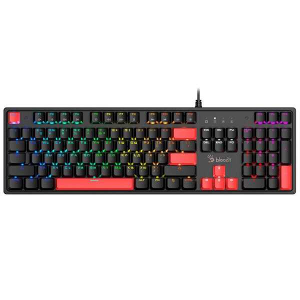 Комплект игровой Bloody BS5100 4в1 S510R+W95Max Sports Red + G200S + BP-50L фотография 2