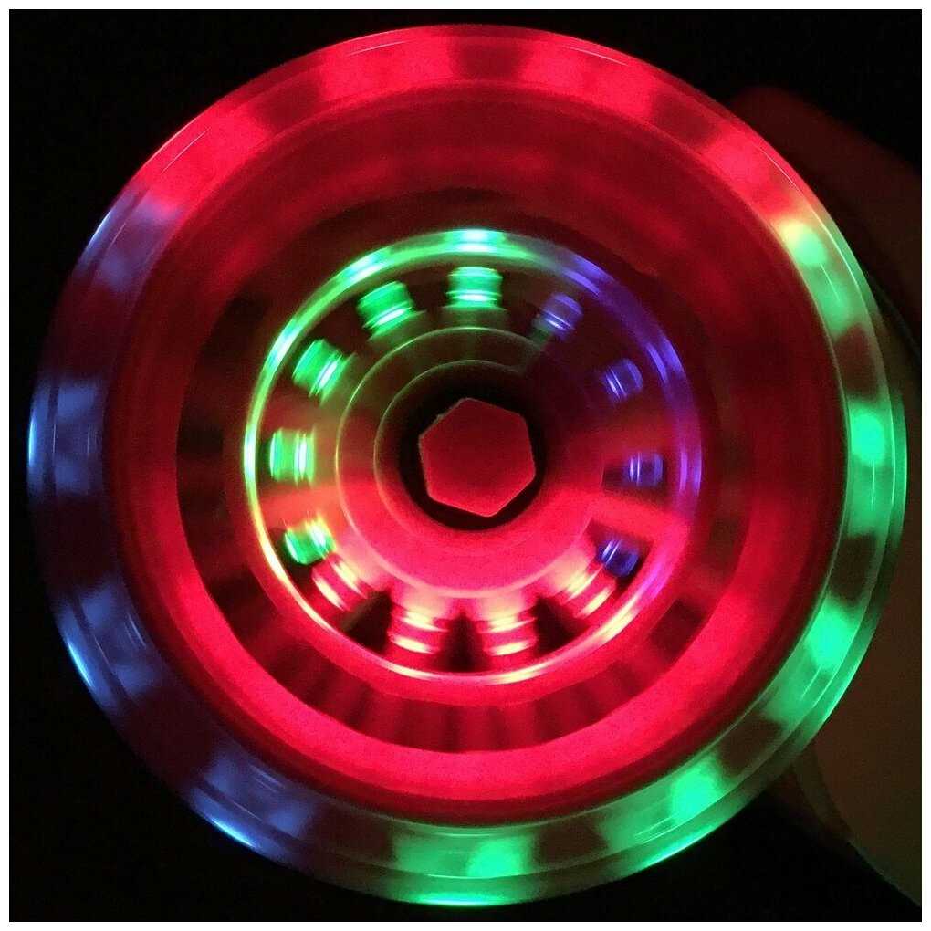 Складной трёхколёсный самокат Scooter Ku Wa Wa Maxi Lights (606) фотография 6