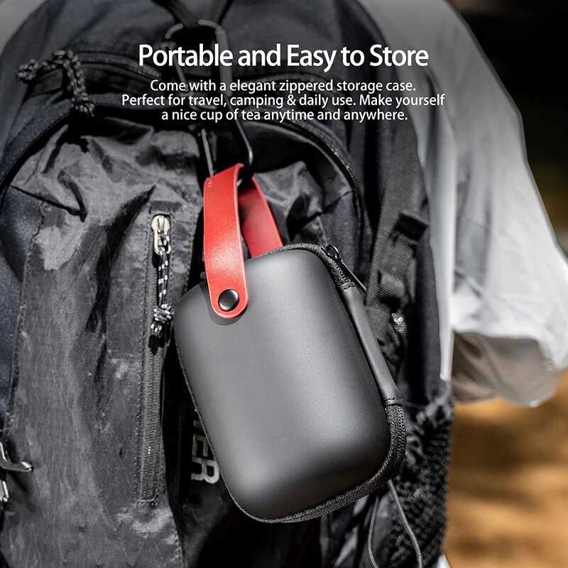 Титановая чайница Boundless Voyage с фильтром фотография 9