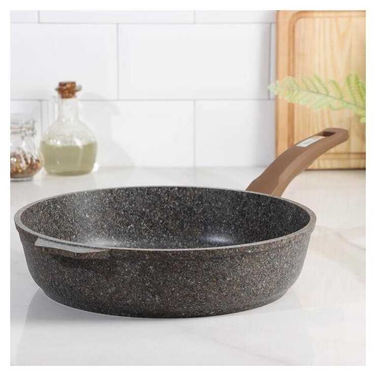 Сковорода Мечта 28см Премиум с антипригарным покрытием с несъемной ручкой 28902 фотография 1