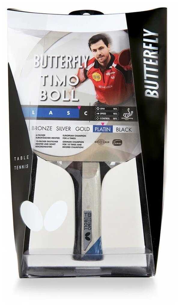 Ракетки для настольного тенниса Butterfly Timo Boll Platin фотография 2
