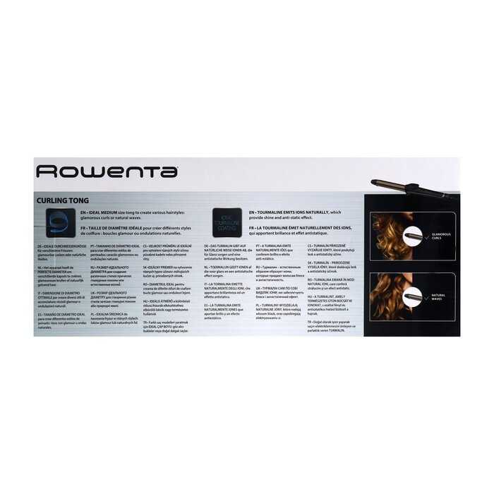 Щипцы для завивки волос Rowenta Curling Dunes (CF3227F0) фотография 18
