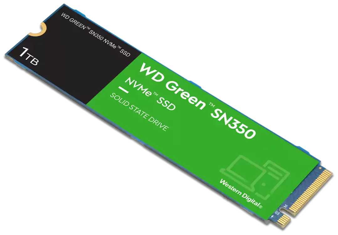 Твердотельный накопитель Western Digital WD Green M.2 (WDS100T3G0C) фотография 2