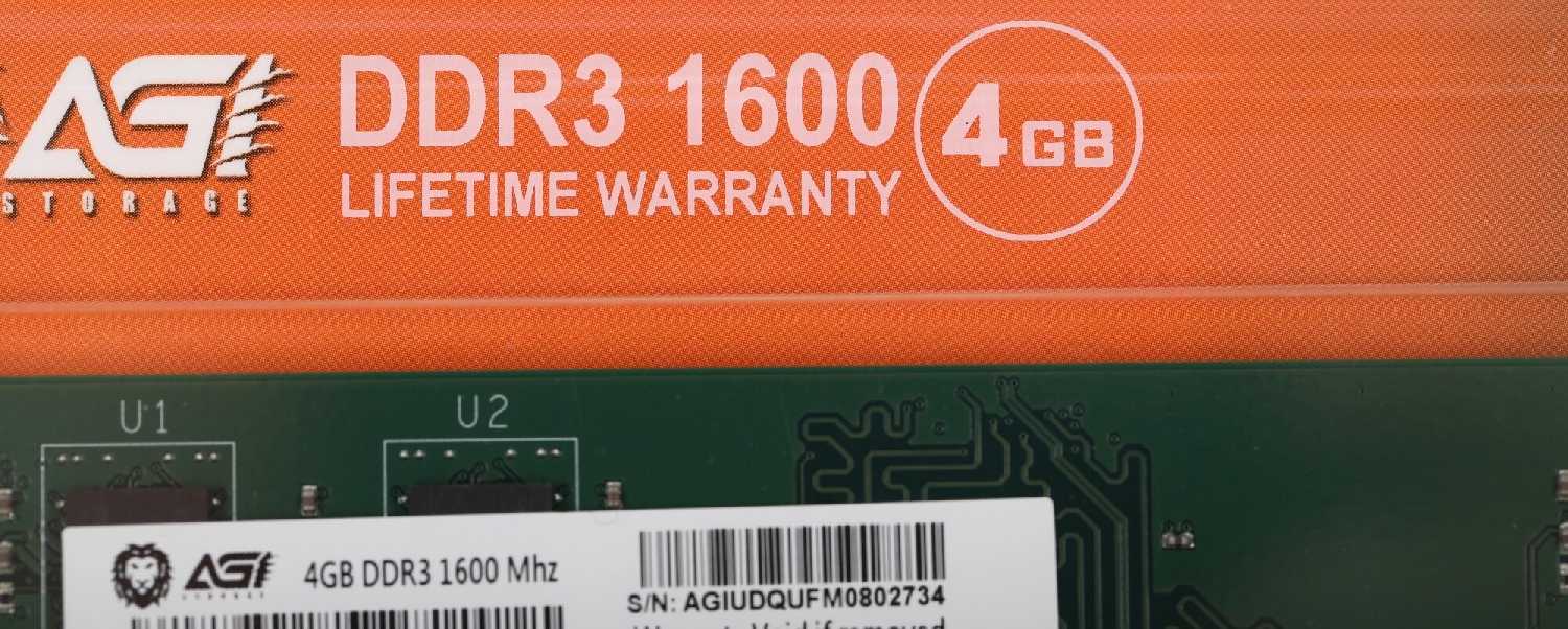 Оперативная память AGi AGi 4Gb (AGI160004UD128) фотография 3