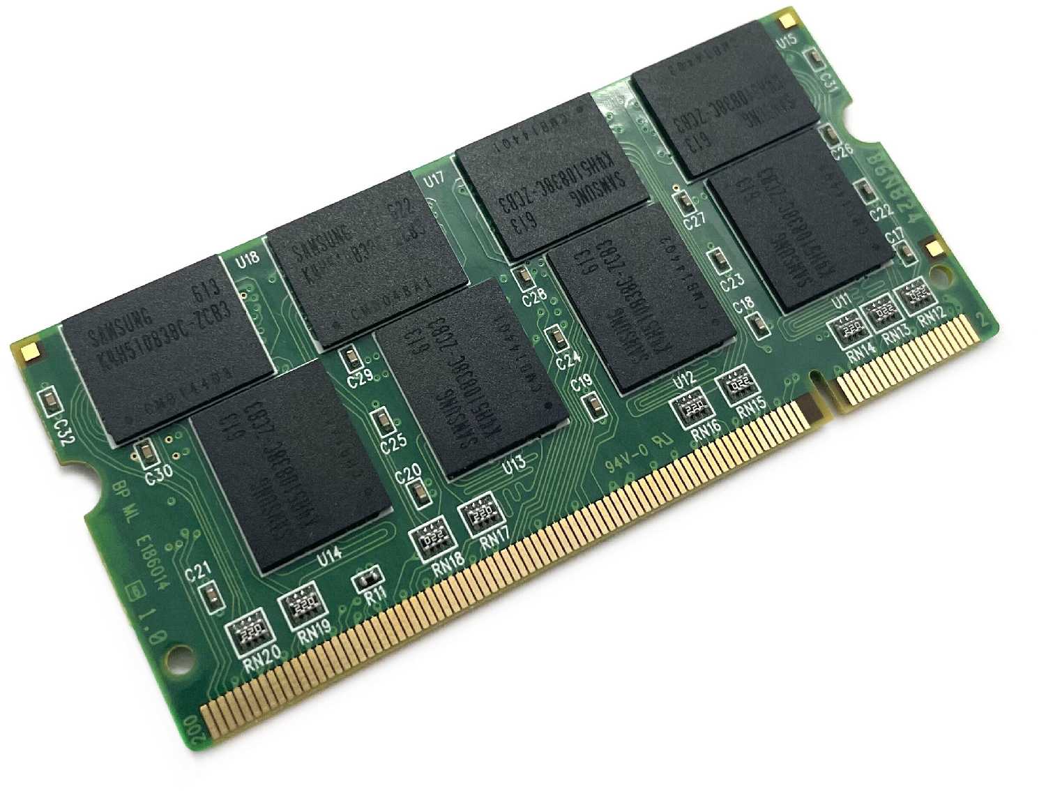Оперативная память DDR 1Gb 400 Mhz Samsung So-Dimm для ноутбука фотография 1