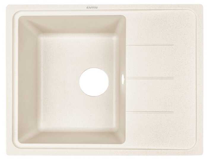 Врезная кухонная мойка ZorG Sanitary Torino 62, 50х61.5см, искусственный гранит