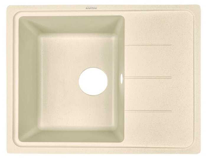 Врезная кухонная мойка ZorG Sanitary Torino 62, 50х61.5см, искусственный гранит фотография 1