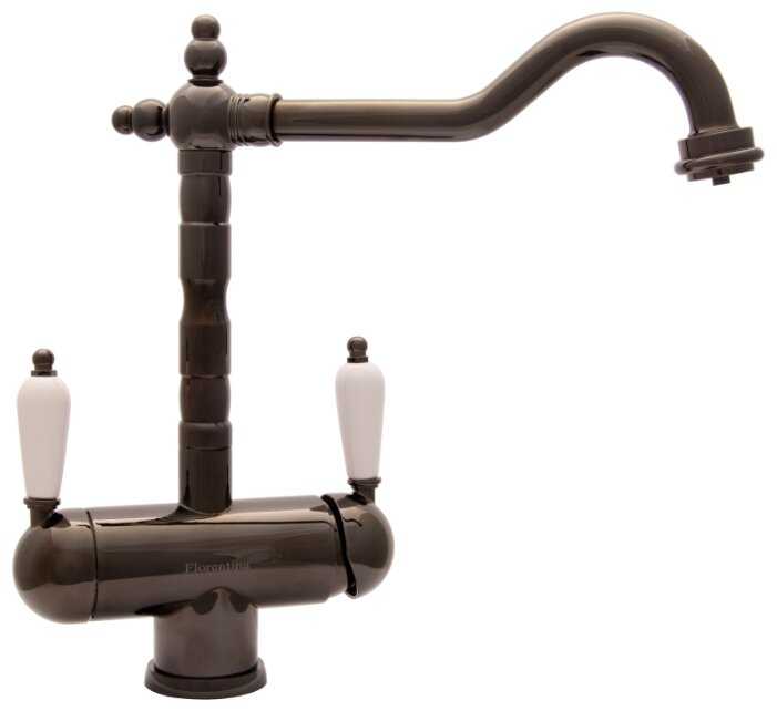 Смеситель для кухни (мойки) FLORENTINA Ария FL (графит), рычажный