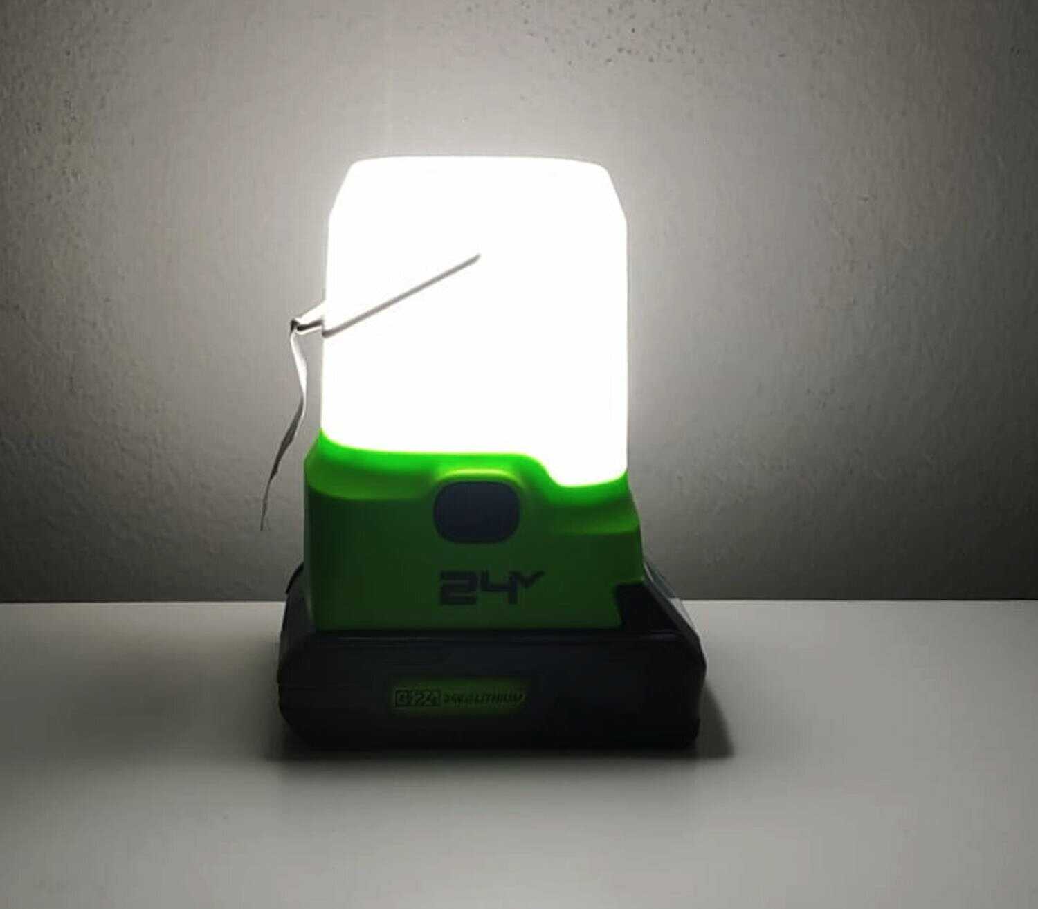 Аккумуляторный светодиодный фонарь Greenworks G24LA500 (3501007) фотография 9