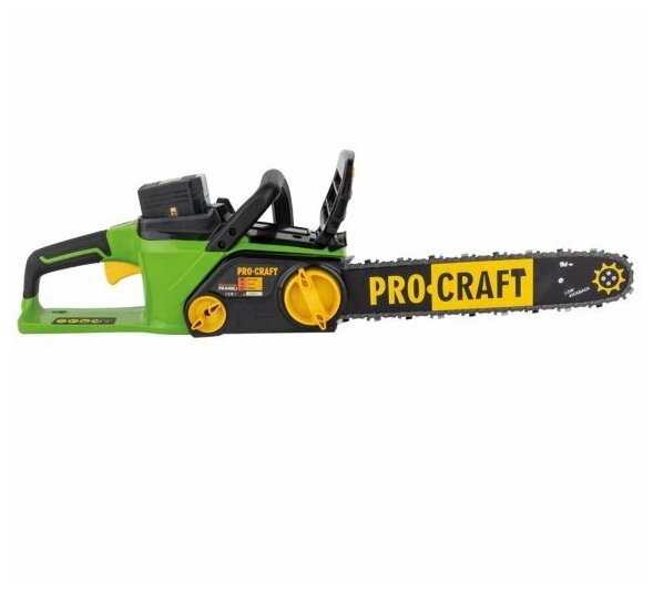 Пила цепная аккумуляторная Procraft PKA 40Li ( 1 акб, 1 зарядка), 350мм, 5000 об/мин, 20м/с фотография 2