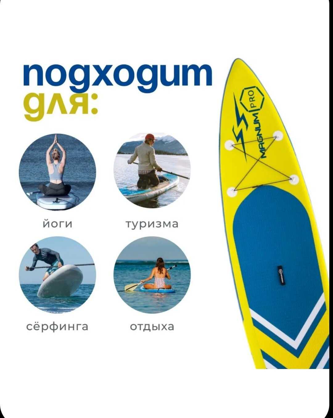 Сап борд надувной Magnum PRO 10.6 фотография 8