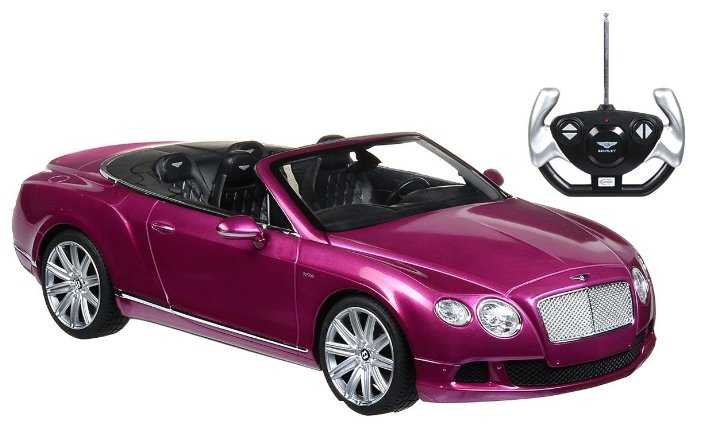 Легковой автомобиль Rastar Bentley Continental GT 49900, 1:12, 38 см фотография 14
