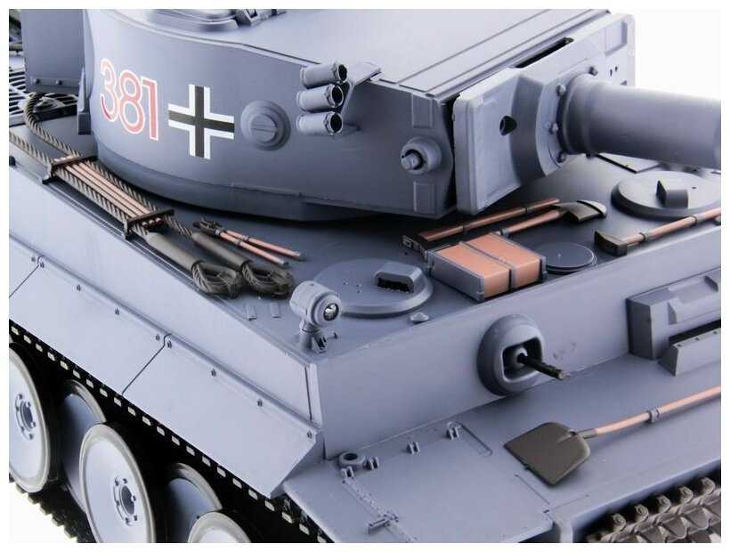 Радиоуправляемый танк Heng Long German Tiger масштаб 1:16 2.4G - 3818-1 V7.0 фотография 5