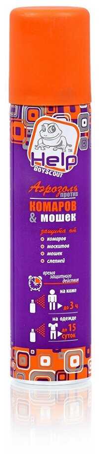 Средство от комаров и мошек, Аэрозоль, 75 мл