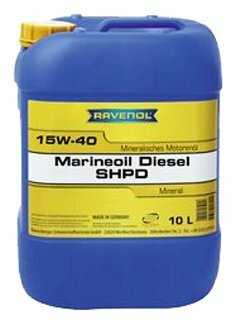 Минеральное моторное масло RAVENOL Marineoil Diesel SHPD 15W-40 фотография 4