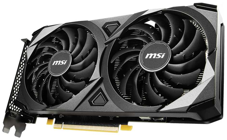 Видеокарта MSI GeForce RTX 3060 Ti VENTUS 2X V1 (8G LHR) фотография 1