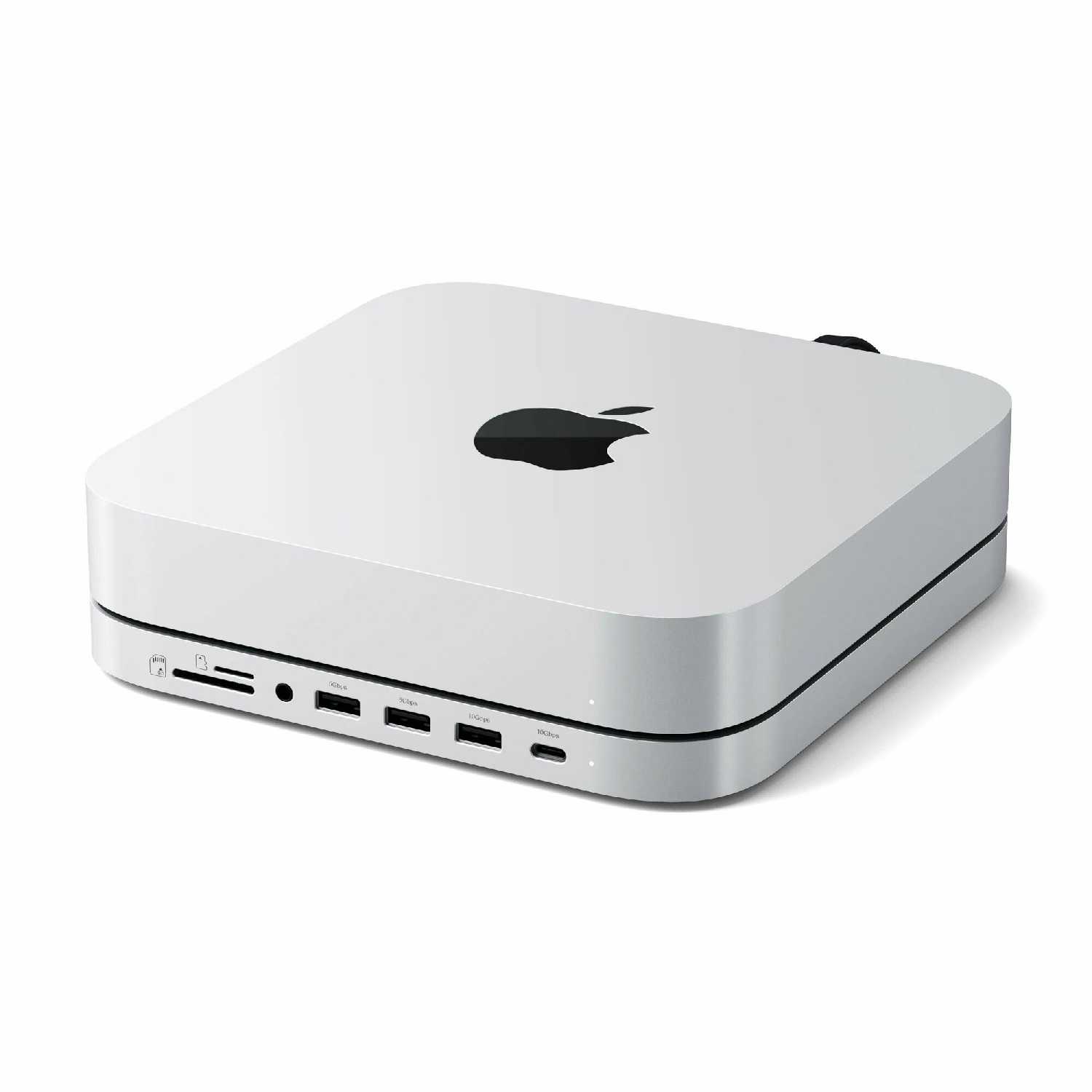 Док USB-станция с подставкой Satechi Stand & Hub for Mac Mini/Studio with NVME & SSD Enclosure. Цвет фотография 3
