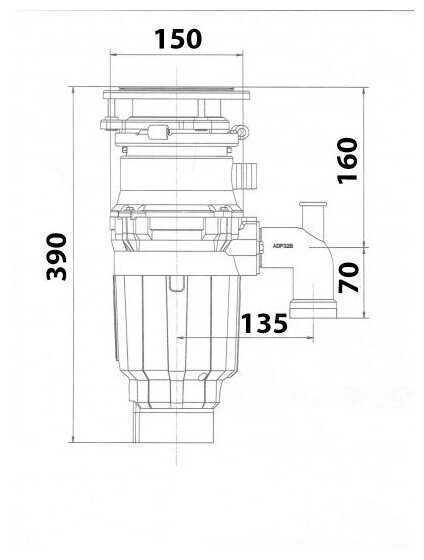 Измельчитель Пищевых Отходов Bone Crusher 910 фотография 5