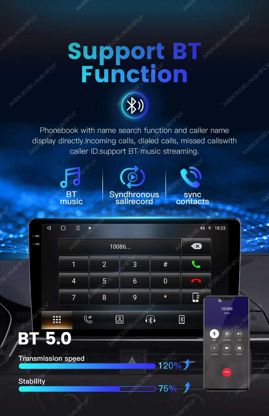 Автомобильный мультимедийный плеер TS18 TS10 с сенсорным экраном 2K (9-TS10 128G) фотография 23
