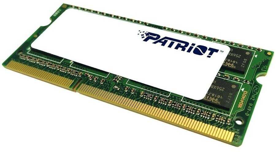 Оперативная память Patriot Memory SL 4 ГБ DDR3L SODIMM CL11 (PSD34G1600L2S) фотография 5