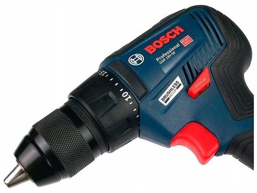 Аккумуляторная дрель-шуруповерт BOSCH GSR 18V-50 06019H5000 фотография 1