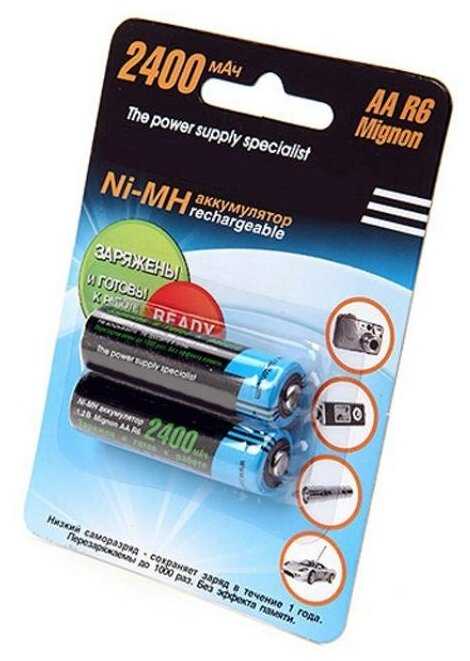 Аккумуляторные батарейки Robiton HR6 (RTU2400MHAA-2)