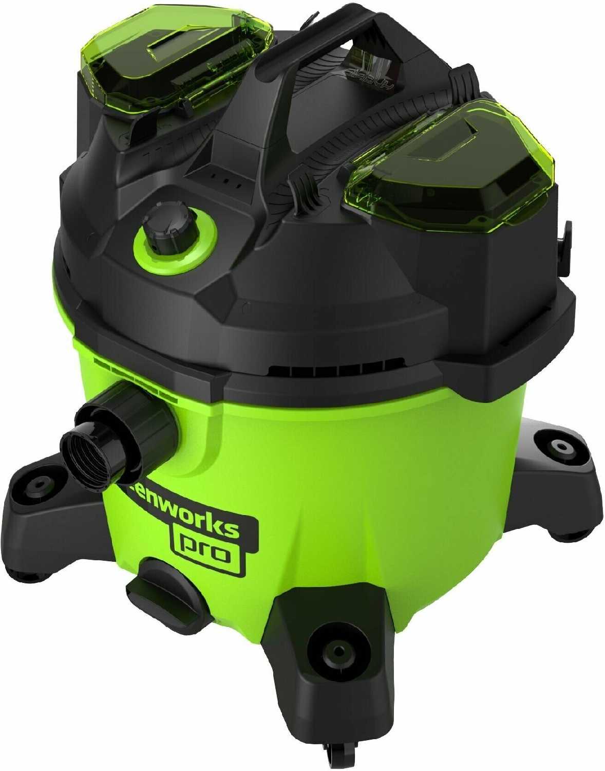 Строительный пылесос Greenworks G120WDV фотография 3