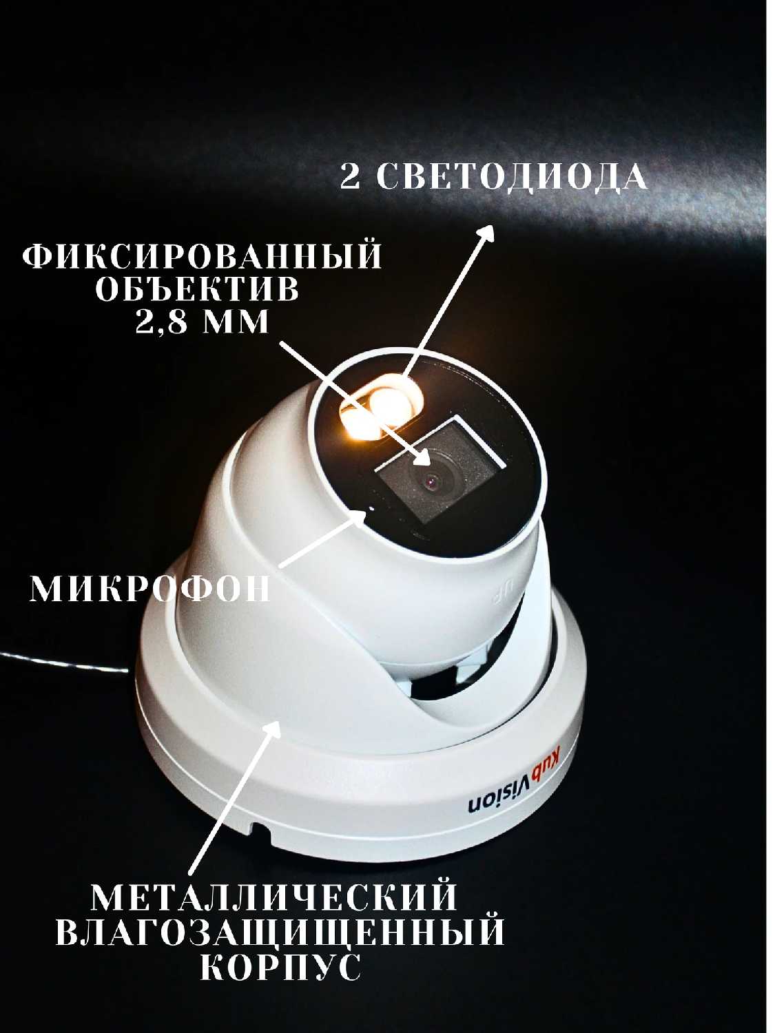 Уличная камера видеонаблюдения IP c POE с микрофоном фотография 21