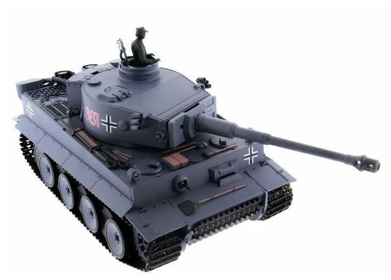 Радиоуправляемый танк Heng Long German Tiger масштаб 1:16 2.4G - 3818-1 V7.0 фотография 6
