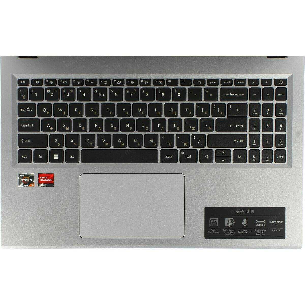 Ноутбук Acer Aspire 3 (A315-24P-R3CD) фотография 12