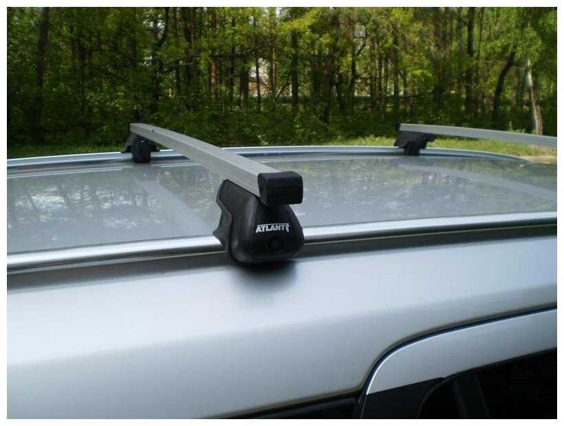 Багажник на крышу Atlant, 8726+8811, прямоугольные дуги 1,26м на Мицубиси АСХ 2010-2022, арт:218346 фотография 2