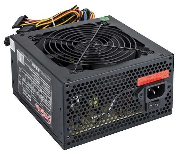 Блок питания ExeGate ATX-XP450 450W + кабель 220V с защитой от выдергивания фотография 1