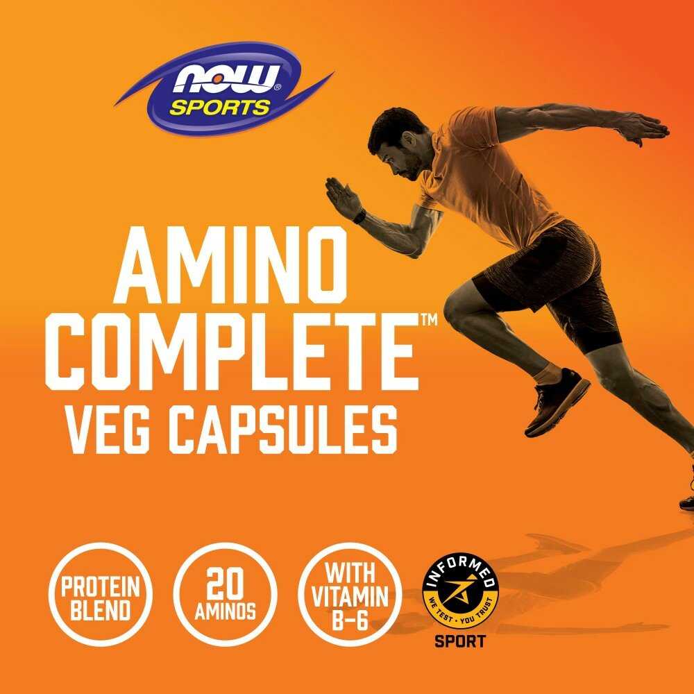Аминокислотный комплекс Now Foods Amino Complete Sports (360 капсул) фотография 2