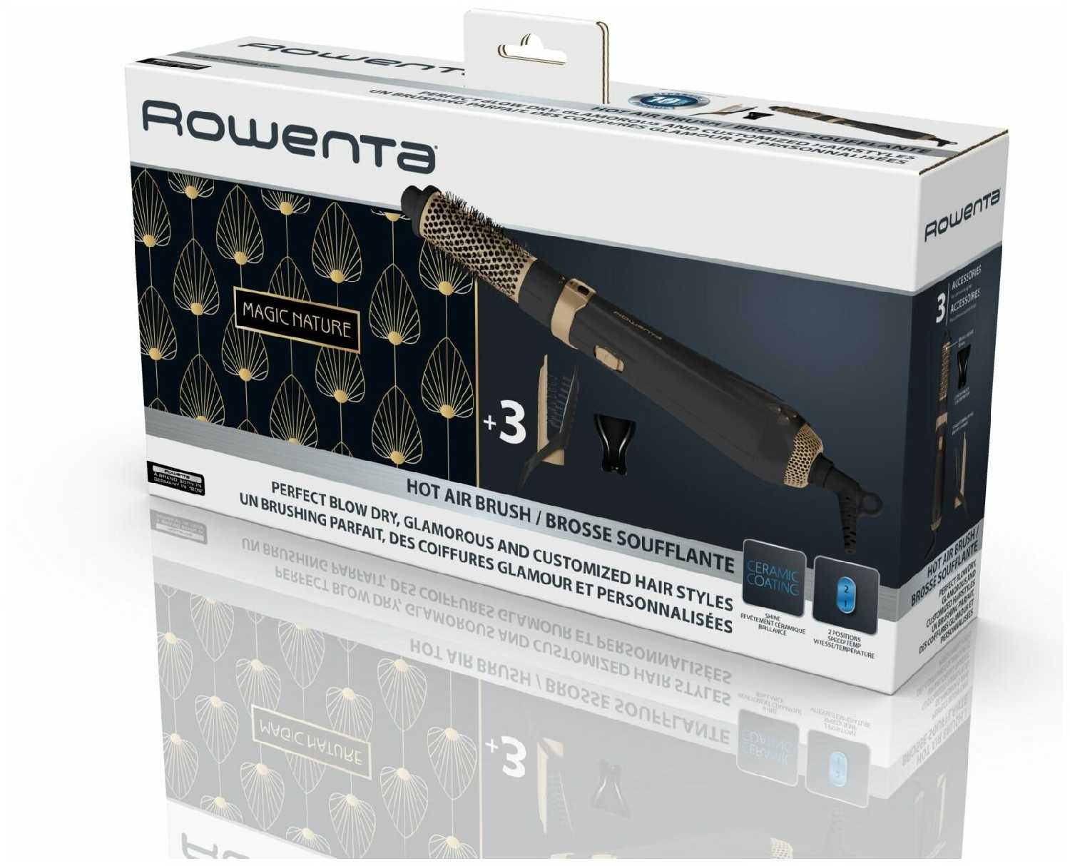 Фен щетка для волос Rowenta Hot Air Brush (CF7826F0) фотография 19