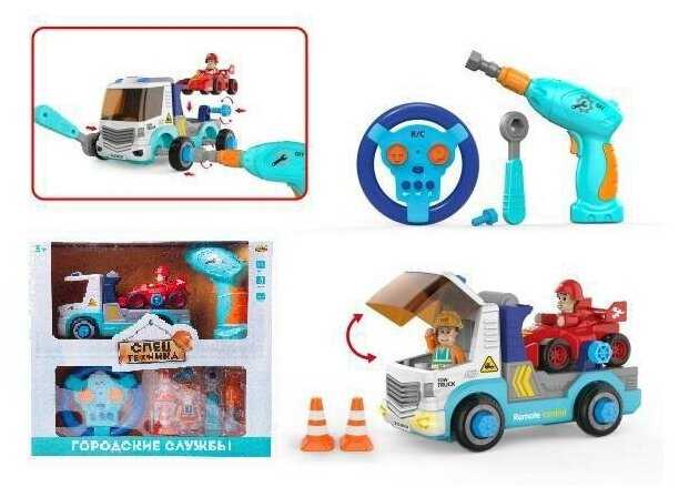 Набор машин ABtoys Автовоз и гоночная машина (C-00443) фотография 2