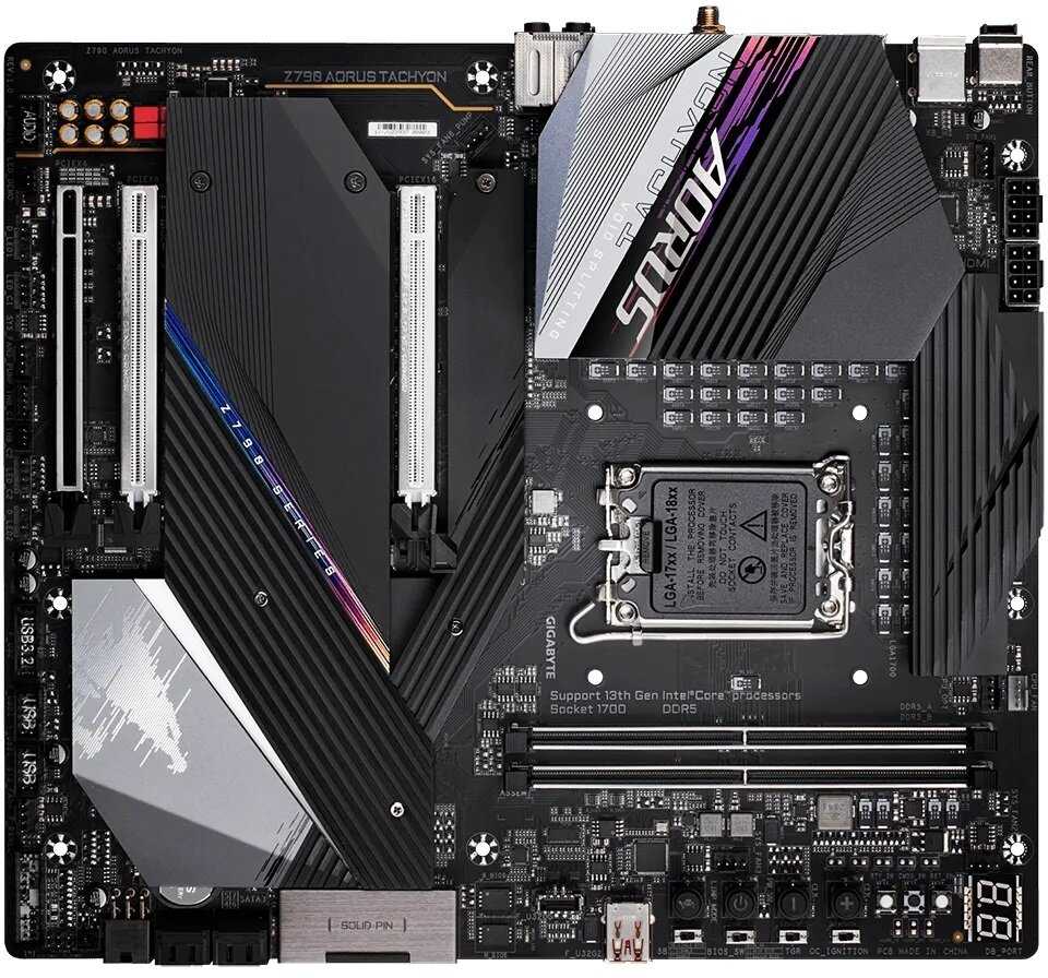 Материнская плата GIGABYTE Z790 AORUS TACHYON фотография 3