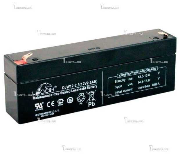 Аккумуляторная батарея Leoch DJW 12-2.3 (12В) фотография 5