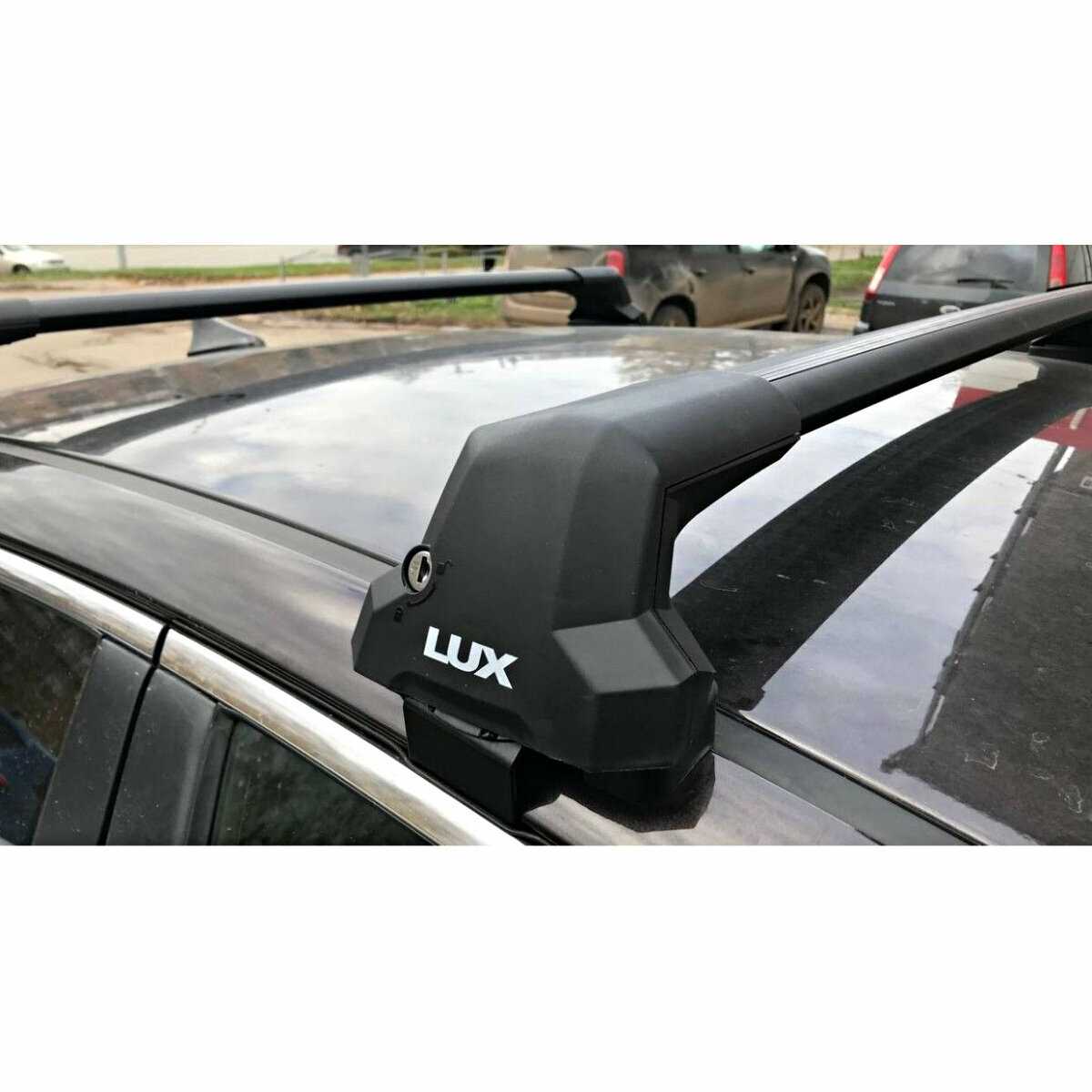 Багажник на крышу LUX CITY Крыловидные дуги Ниссан Ноут 2012-2020 (LUX.0481) фотография 9