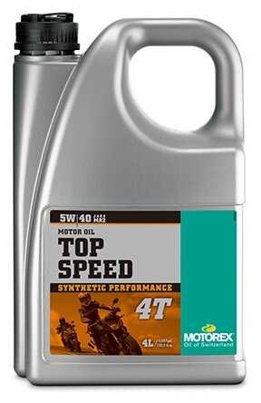 Синтетическое моторное масло Motorex Top Speed 4T 5W-40 фотография 1