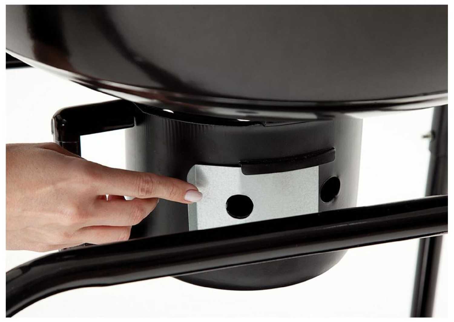 Гриль угольный BestPicnic Blazer 58, 58х113х98 см фотография 6