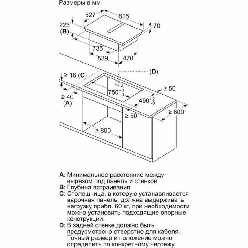 Индукционная варочная панель BOSCH PXX875D67E фотография 2