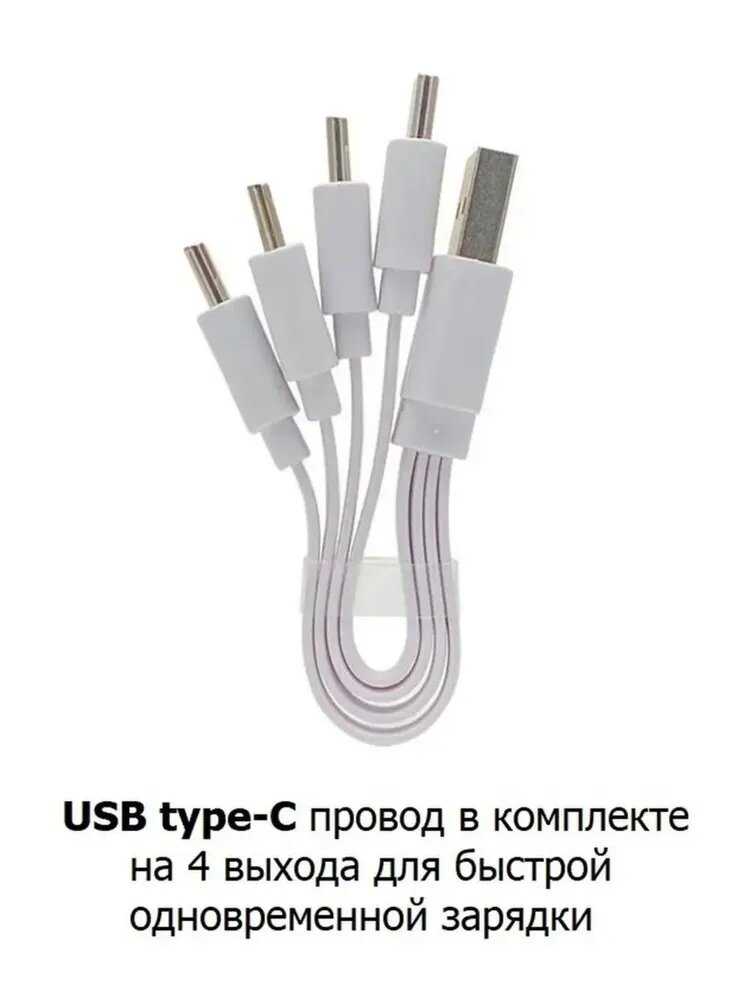 Аккумуляторы нет бренда AAA 1100mAh с кабелем Type-C фотография 5