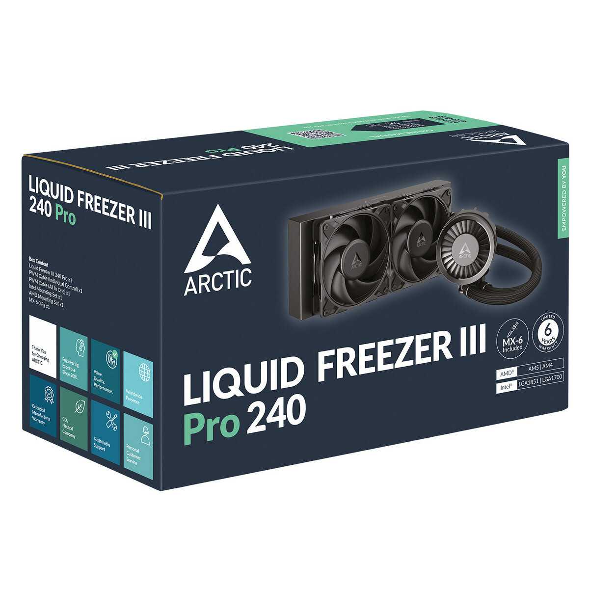 Система водяного охлаждения ARCTIC Liquid Freezer III PRO 240 A-RGB [ACFRE00182A] фотография 5