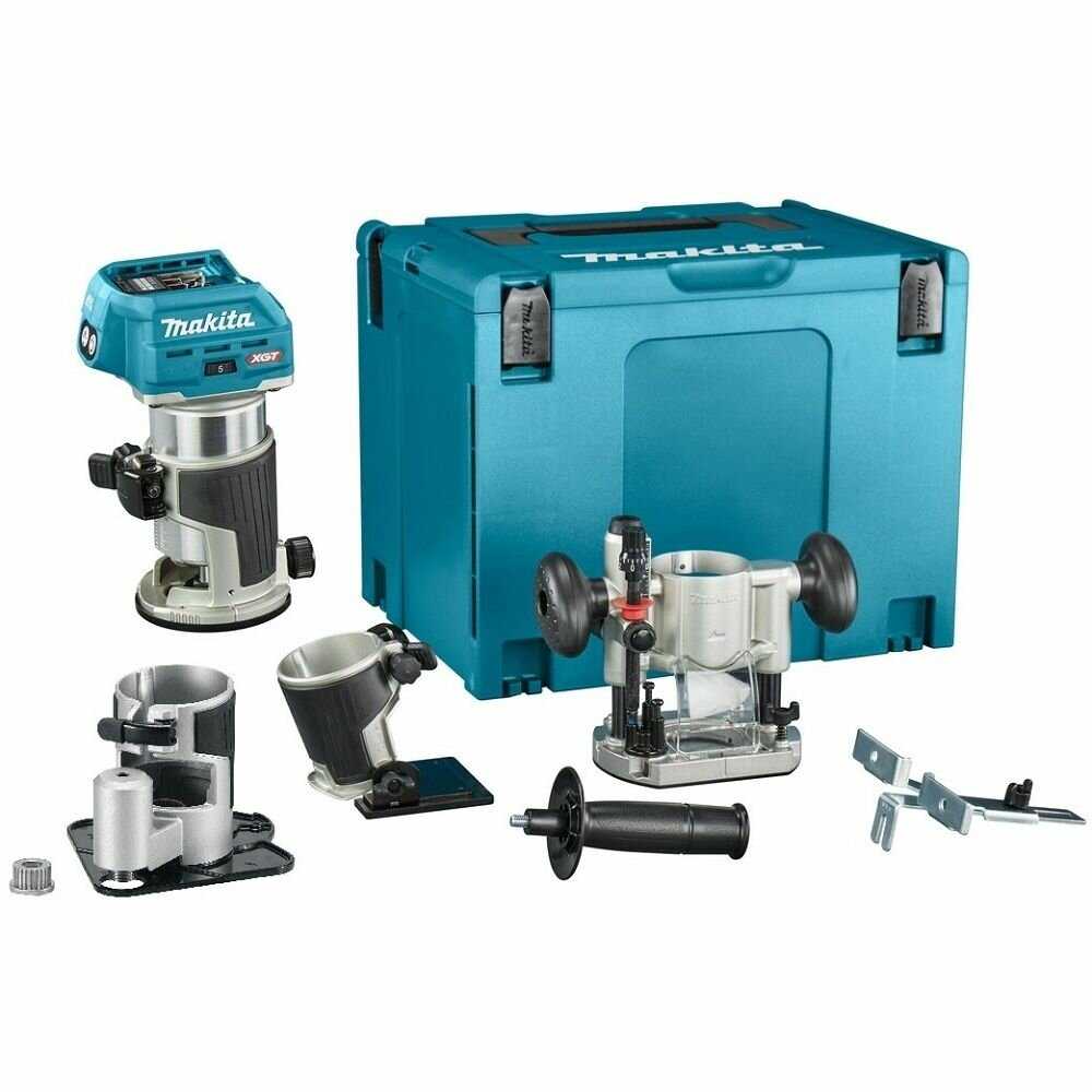 Аккумуляторный кромочный фрезер Makita RT001GZ19 фотография 10