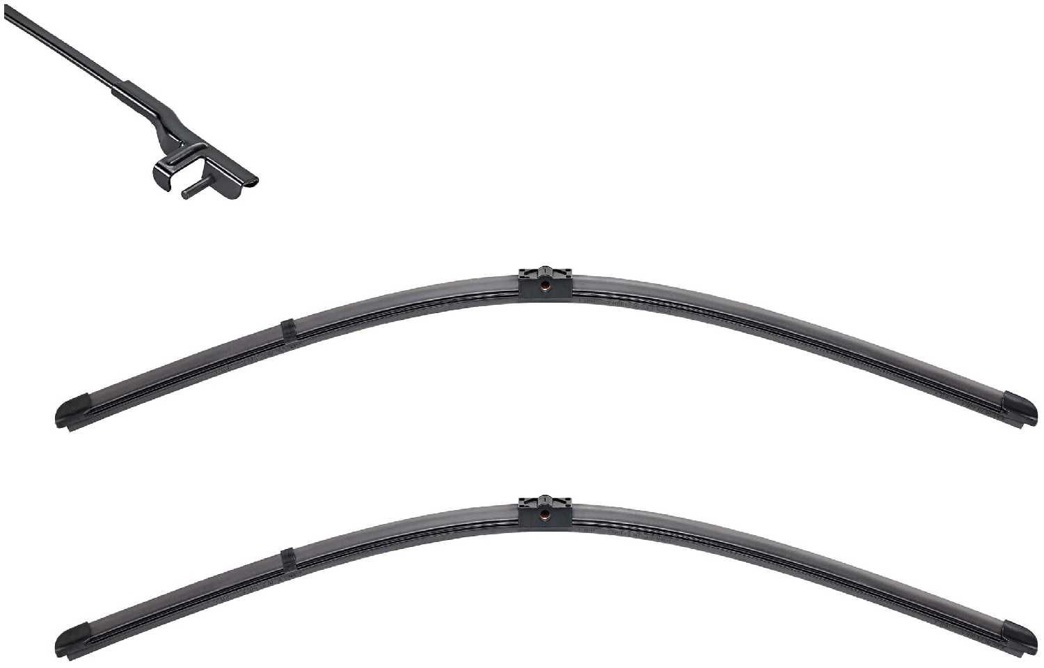 Щетка стеклоочистителя бескаркасная Valeo Silencio Flat Blade Set VM300/VF300, 2 шт.