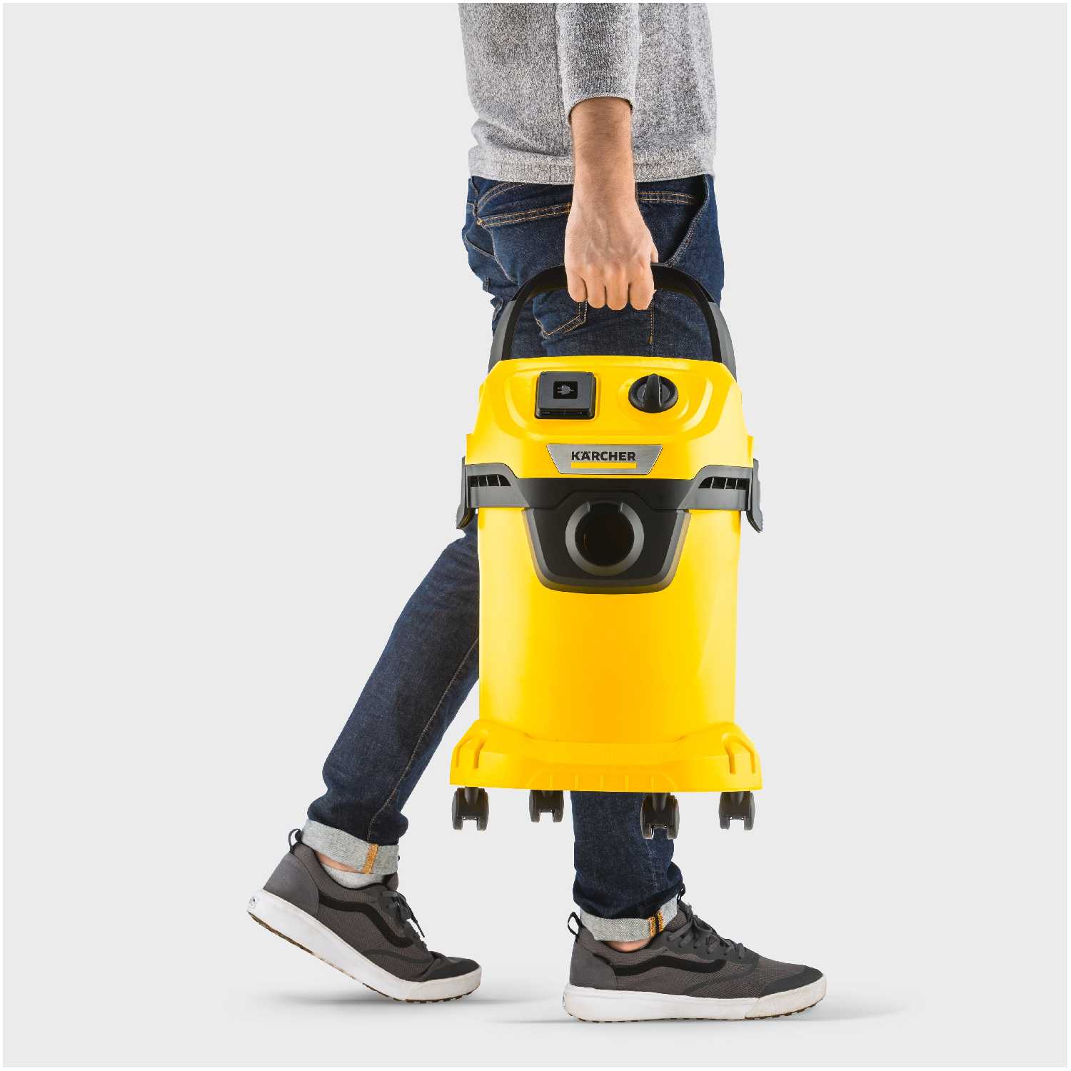 Профессиональный пылесос KARCHER WD 3 P V-17/4/20, 1000 Вт фотография 11