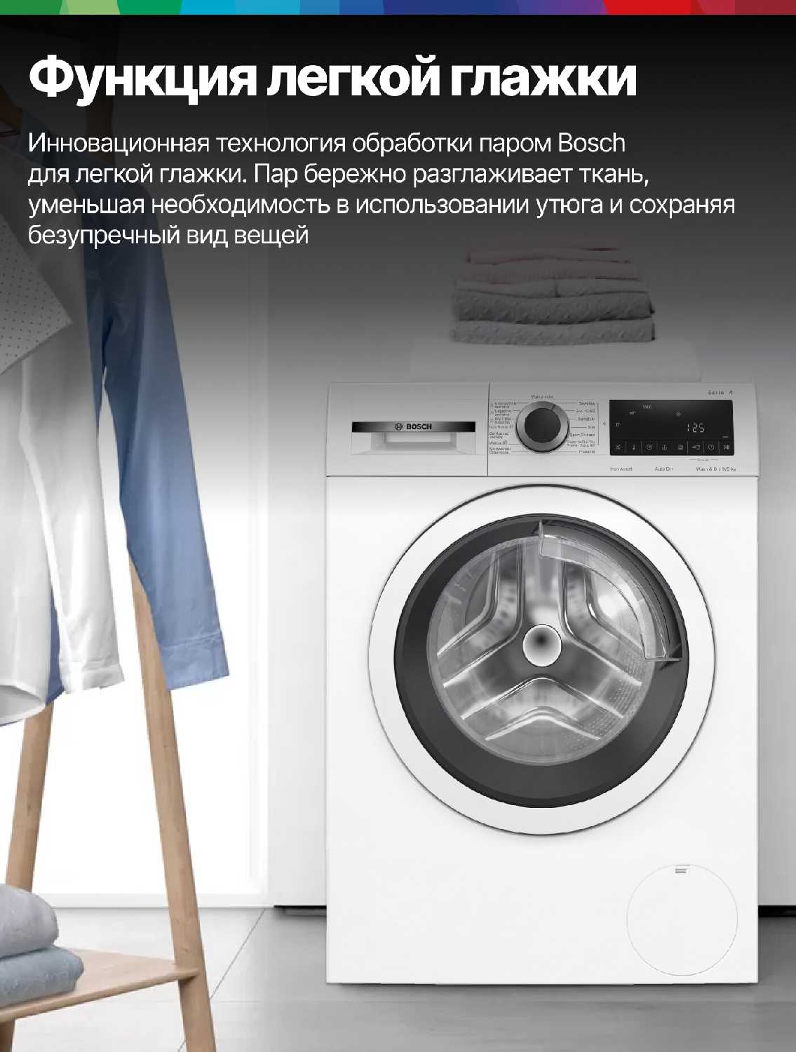Стирально-сушильная машина Bosch WNA144VEPL фотография 4