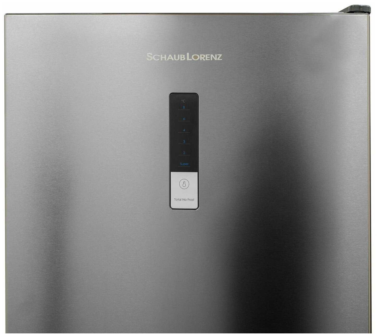 Холодильник Schaub Lorenz SLU C202D5 G, двухкамерный, Total No Frost, внешний LED дисплей фотография 8