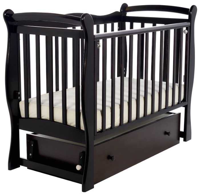 Кроватка SWEET BABY Dolce Vita, классическая, поперечный маятник фотография 4